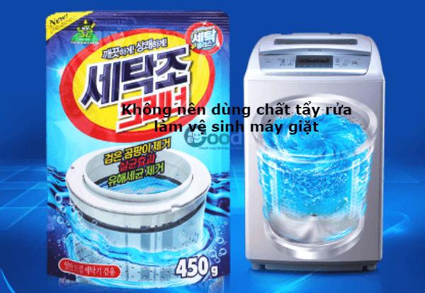 mẹo vệ sinh máy giặt an toàn