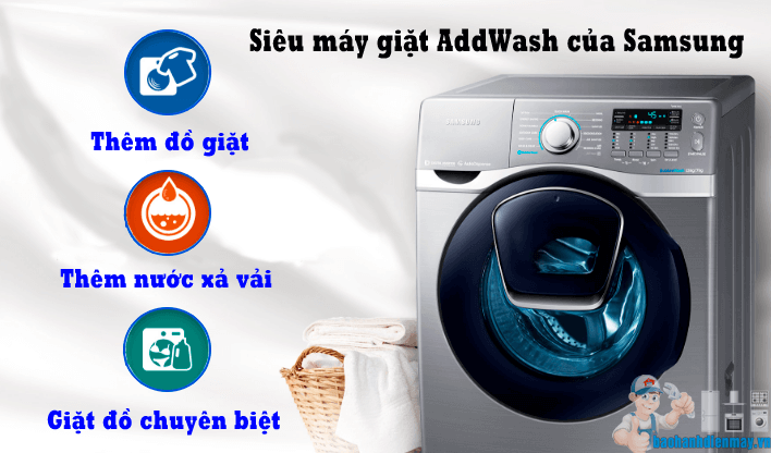 Siêu máy giặt AddWash của Samsung