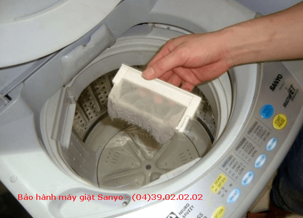 bảo hành máy giặt sanyo