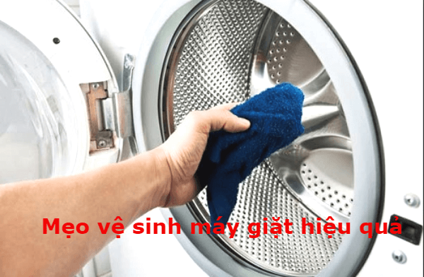 mẹo vệ sinh máy giặt