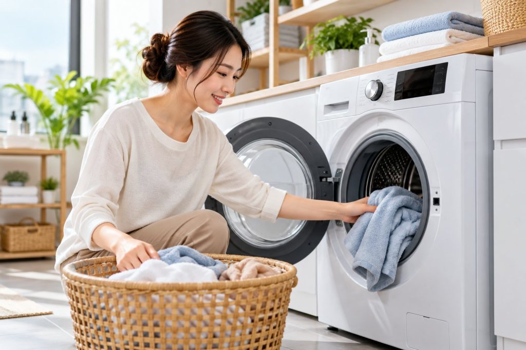 Cách sử dụng máy giặt cửa trước đúng và an toàn