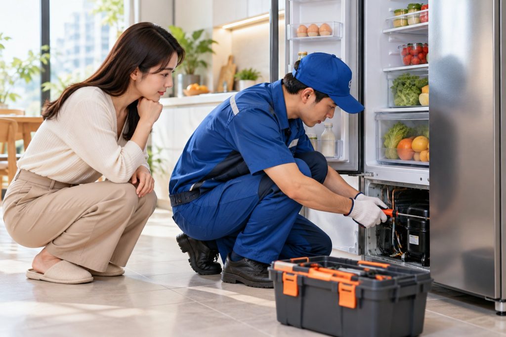 Sửa tủ lạnh tại nhà quận Hoàng Mai: đặt lịch đúng cách