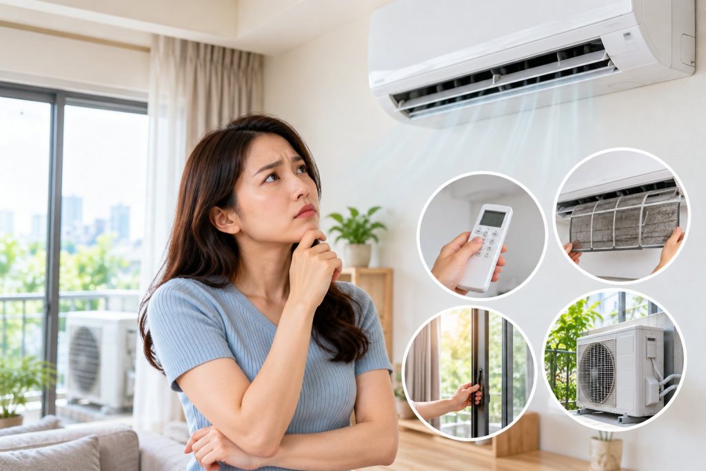 Điều hòa không mát dù vẫn chạy: Cách kiểm tra