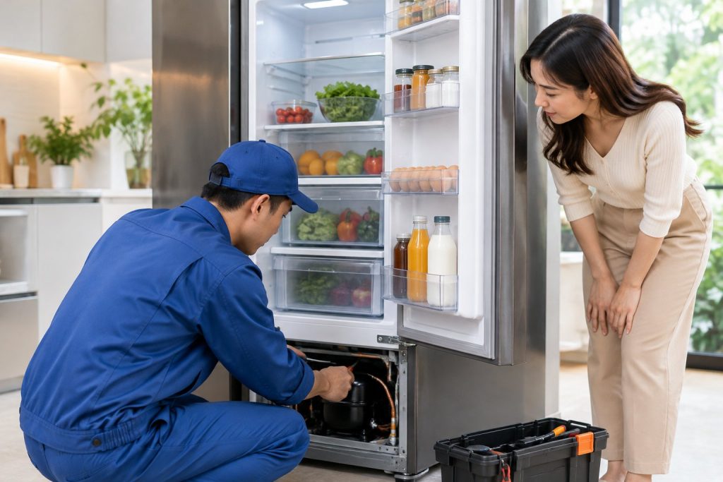 Sửa tủ lạnh tại Long Biên: Kiểm tra và xử lý lỗi