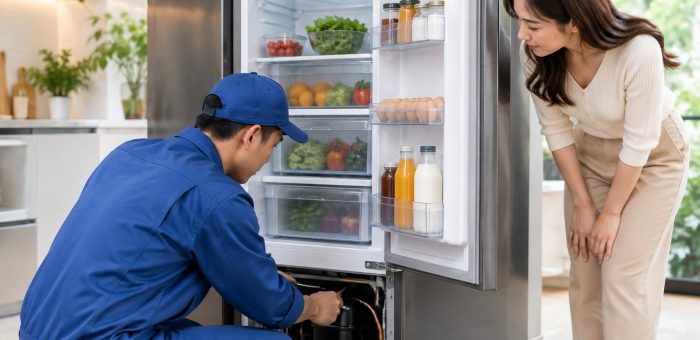 Sửa tủ lạnh tại Long Biên: Kiểm tra và xử lý lỗi