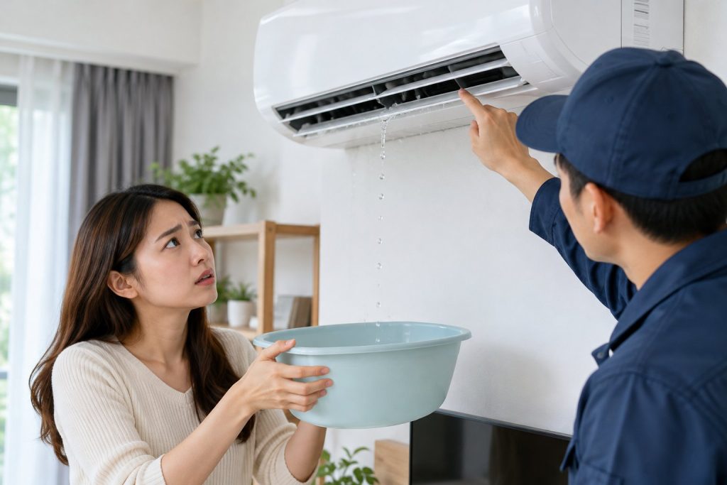 Điều hòa bị chảy nước: Nguyên nhân và cách xử lý