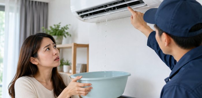 Điều hòa bị chảy nước: Nguyên nhân và cách xử lý