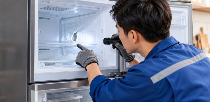 Tủ lạnh bị thủng ngăn đá: Cách xử lý an toàn