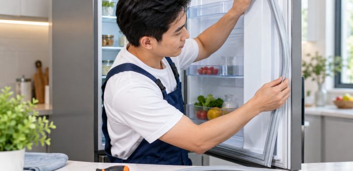 Thay gioăng cửa tủ lạnh tại nhà đúng cách, an toàn