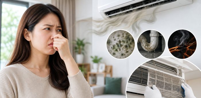 Điều hòa có mùi hôi khi bật: Nhận biết và xử lý