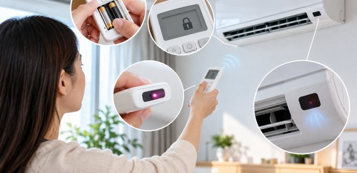Điều hòa không nhận điều khiển: Cây chẩn đoán lỗi