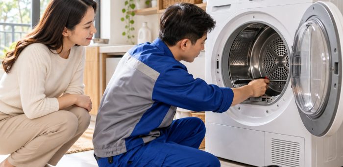 Sửa máy sấy quần áo tại Hà Nội: kiểm tra tại nhà
