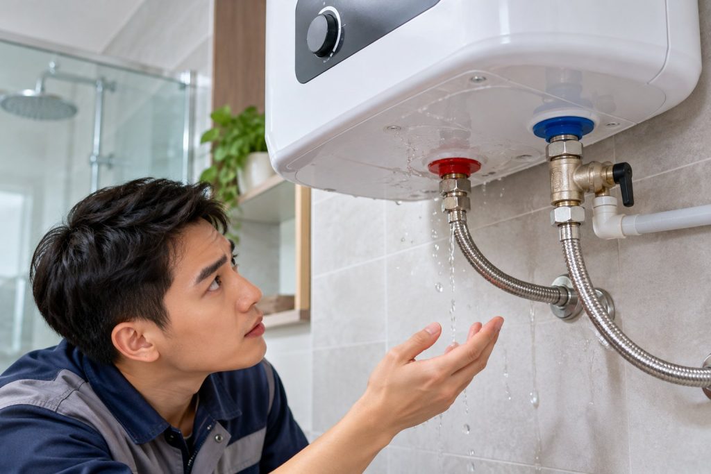 Bình nóng lạnh bị chảy nước: Cách kiểm tra an toàn