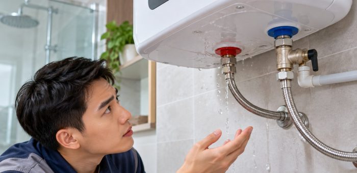 Bình nóng lạnh bị chảy nước: Cách kiểm tra an toàn
