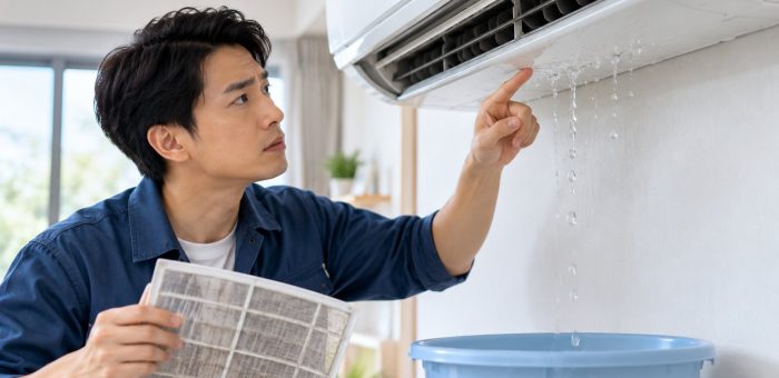 Điều hòa chảy nước trong nhà: Kiểm tra an toàn