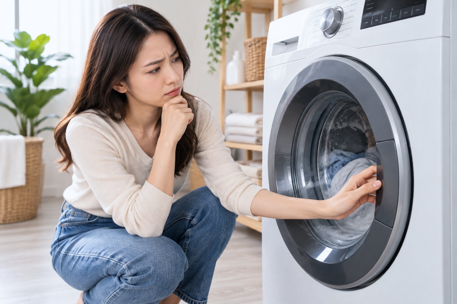 Máy giặt không mở được cửa: Cách xử lý an toàn