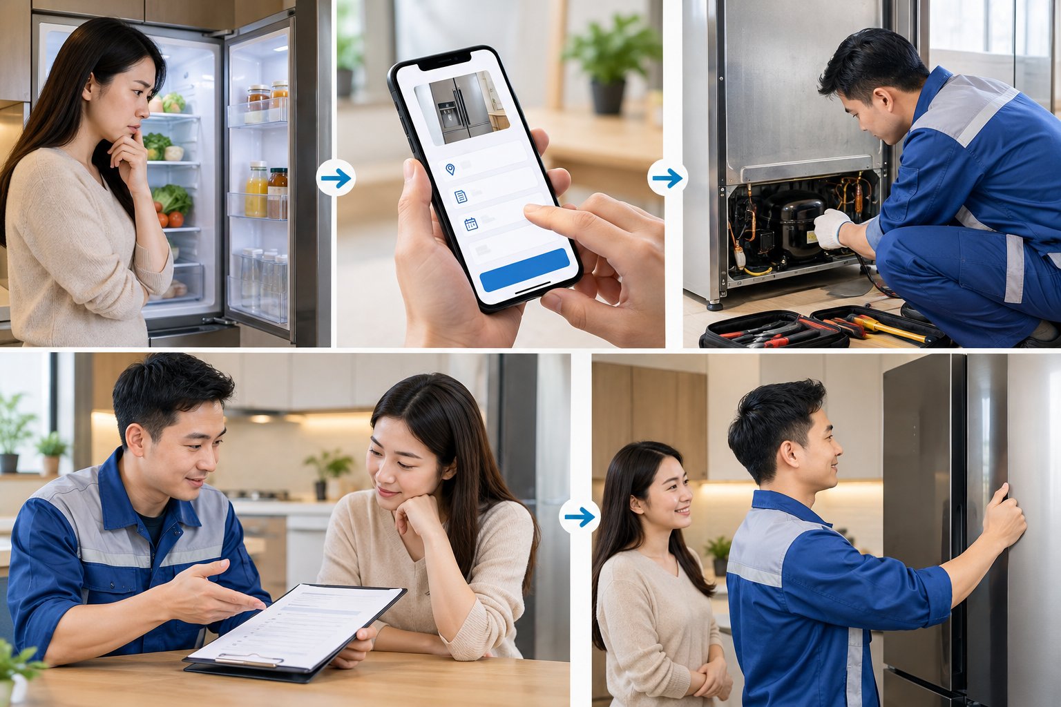 Sửa tủ lạnh tại nhà quận Hoàng Mai: đặt lịch đúng cách 3 Ảnh minh hoạ: Sửa tủ lạnh tại nhà quận Hoàng Mai: đặt lịch đúng cách