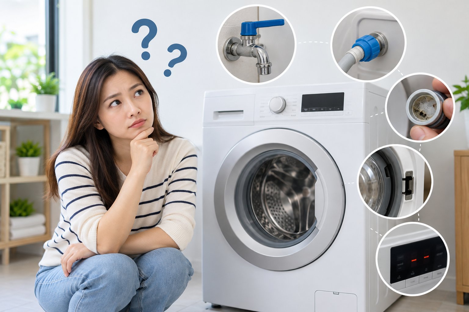 Máy giặt không cấp nước: 6 bước kiểm tra an toàn 4 Ảnh minh hoạ: Máy giặt không cấp nước: 6 bước kiểm tra an toàn