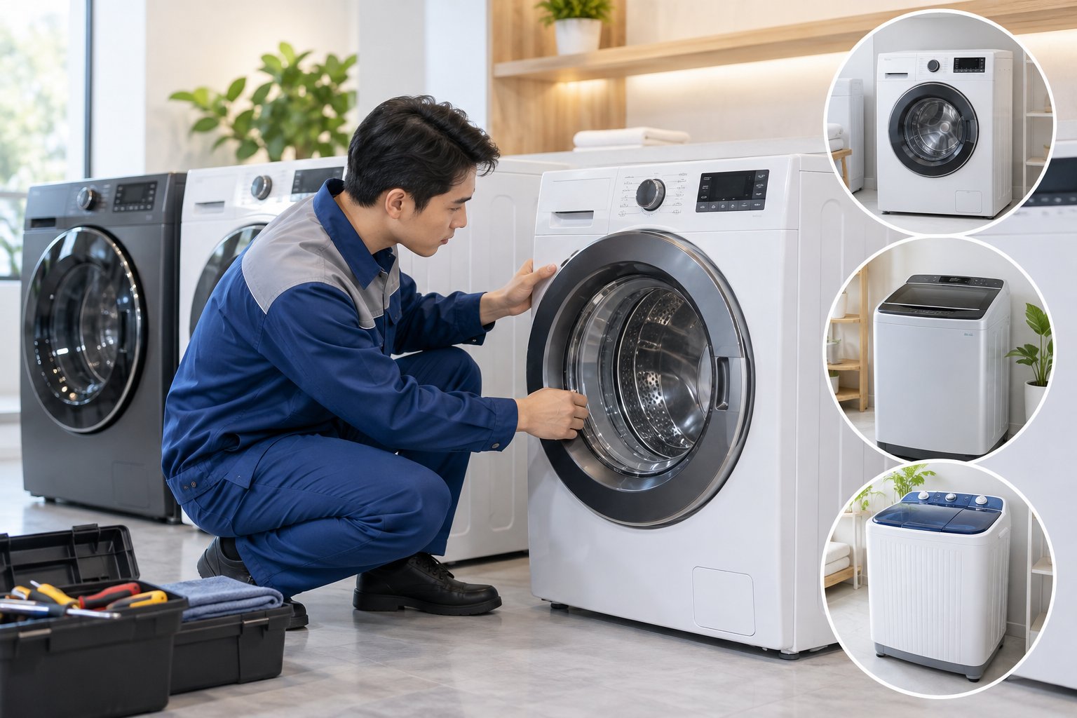 Máy giặt không mở được cửa: Cách xử lý an toàn 3 Ảnh minh hoạ: Máy giặt không mở được cửa: Cách xử lý an toàn