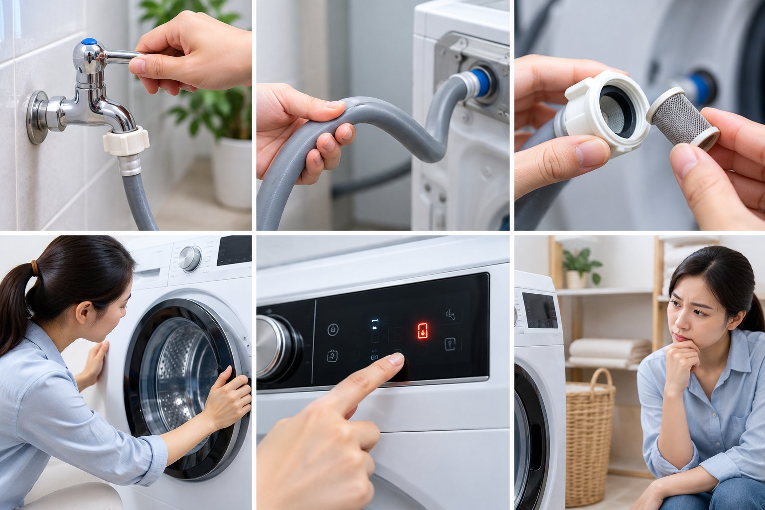 Máy giặt không cấp nước: 6 bước kiểm tra an toàn 2 Ảnh minh hoạ: Máy giặt không cấp nước: 6 bước kiểm tra an toàn