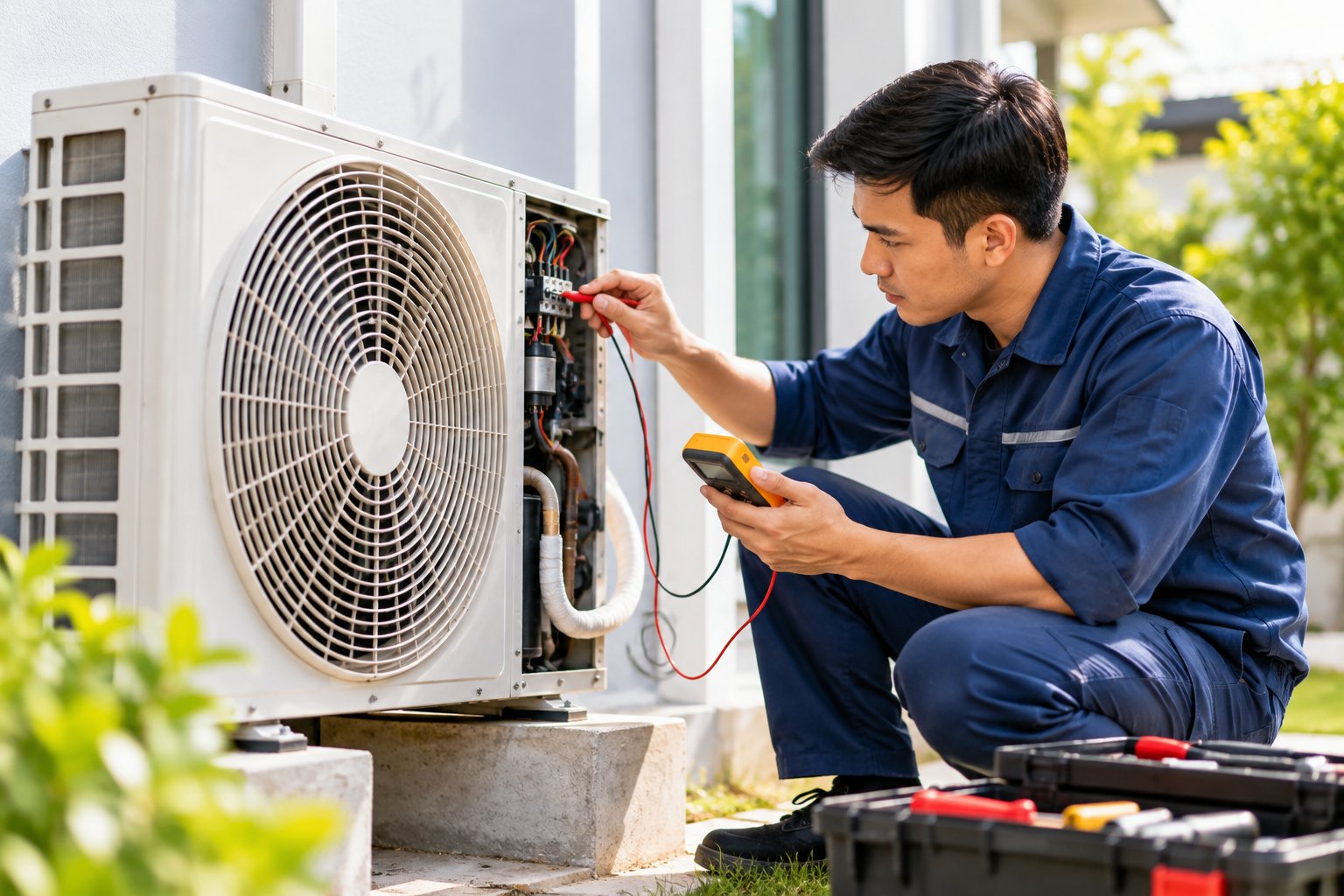 Cục nóng điều hòa không chạy: Nguyên nhân, xử lý 3 Ảnh minh hoạ: Cục nóng điều hòa không chạy: Nguyên nhân, xử lý