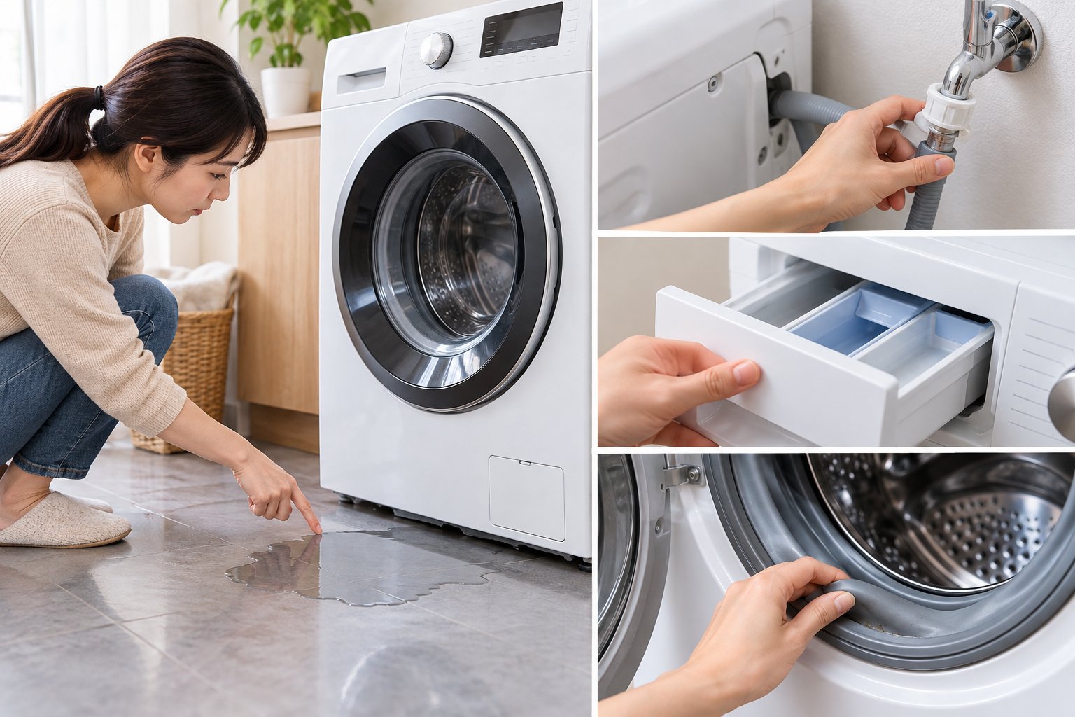 Máy giặt bị rò nước: Cách kiểm tra an toàn 3 Ảnh minh hoạ: Máy giặt bị rò nước: Cách kiểm tra an toàn