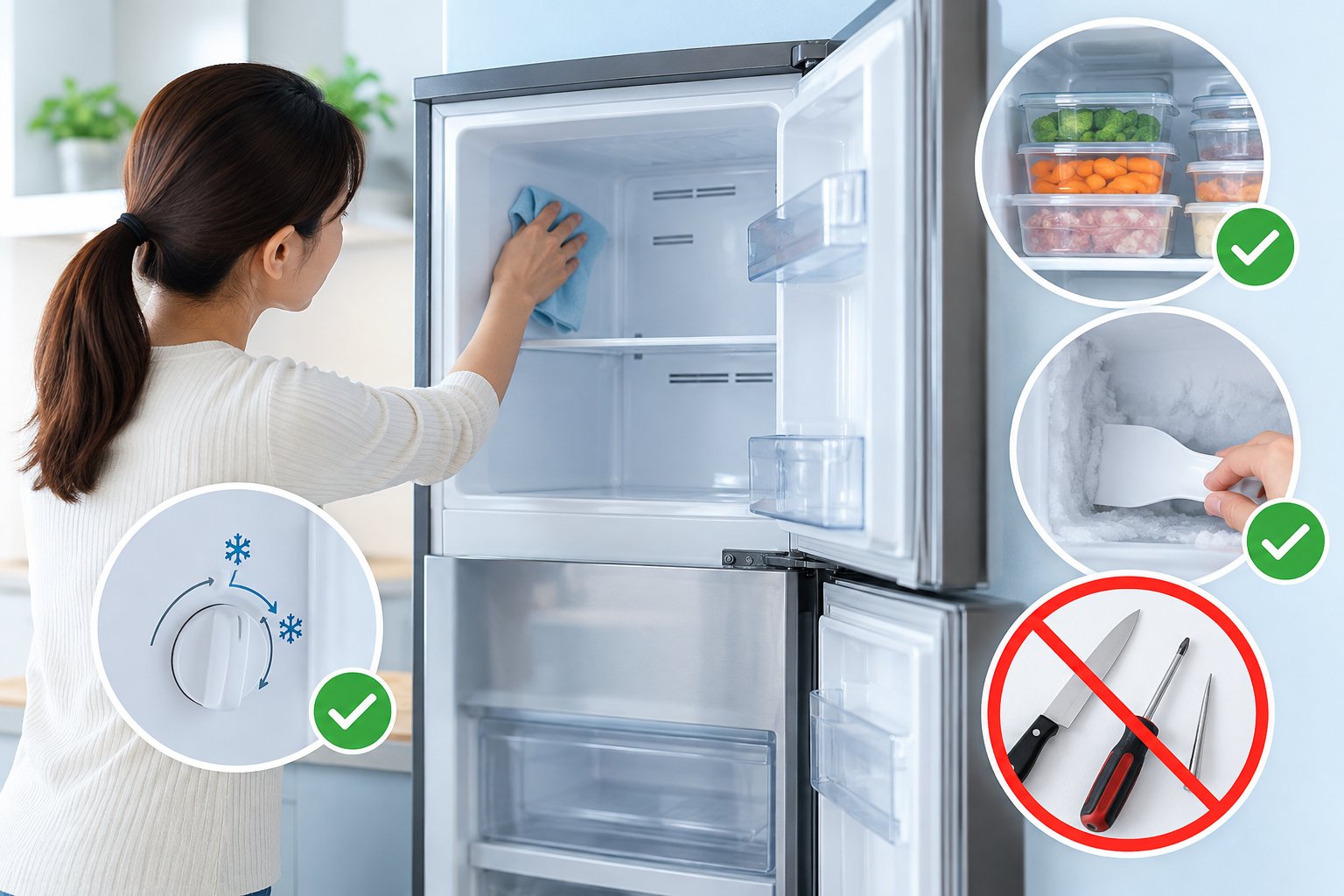 Tủ lạnh bị thủng ngăn đá: Cách xử lý an toàn 6 Ảnh minh hoạ: Tủ lạnh bị thủng ngăn đá: Cách xử lý an toàn