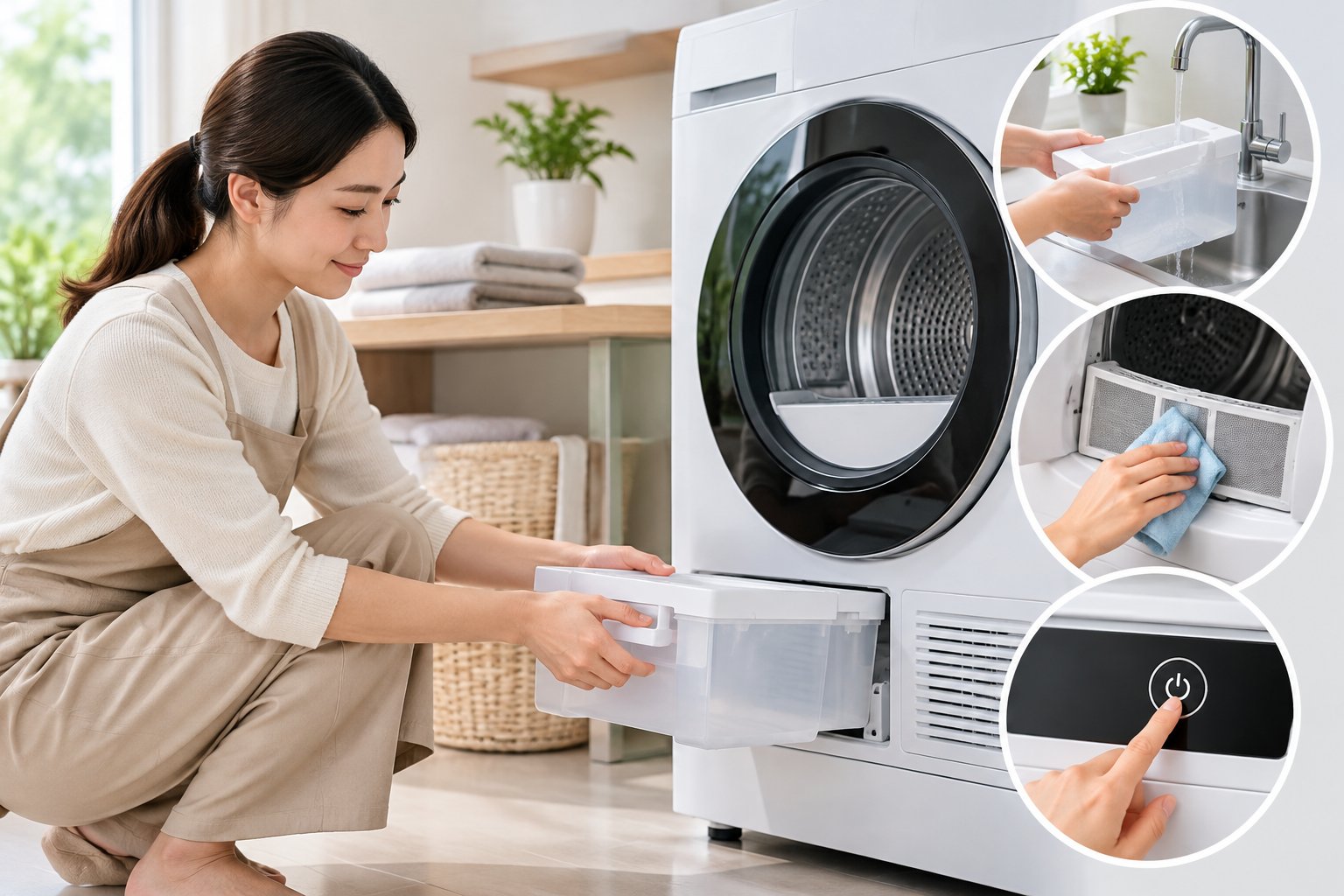 Máy sấy báo đầy bình nước dù đã đổ: Cách xử lý 4 Ảnh minh hoạ: Máy sấy báo đầy bình nước dù đã đổ: Cách xử lý