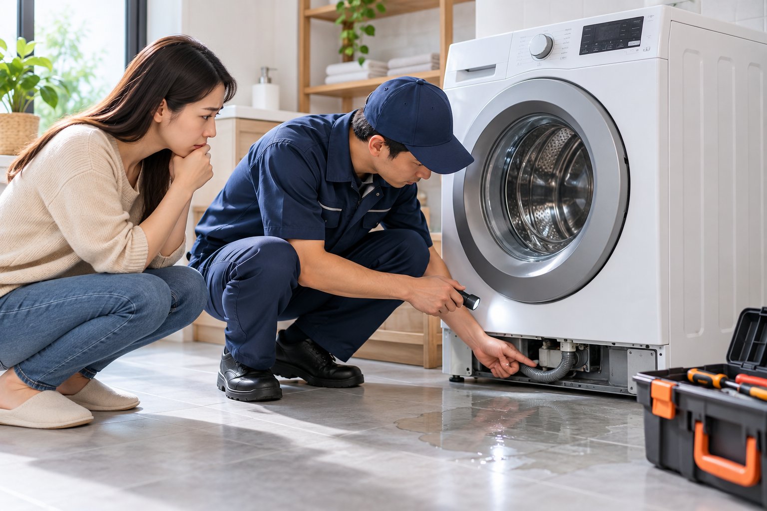 Máy giặt bị rò nước: Cách kiểm tra an toàn 4 Ảnh minh hoạ: Máy giặt bị rò nước: Cách kiểm tra an toàn