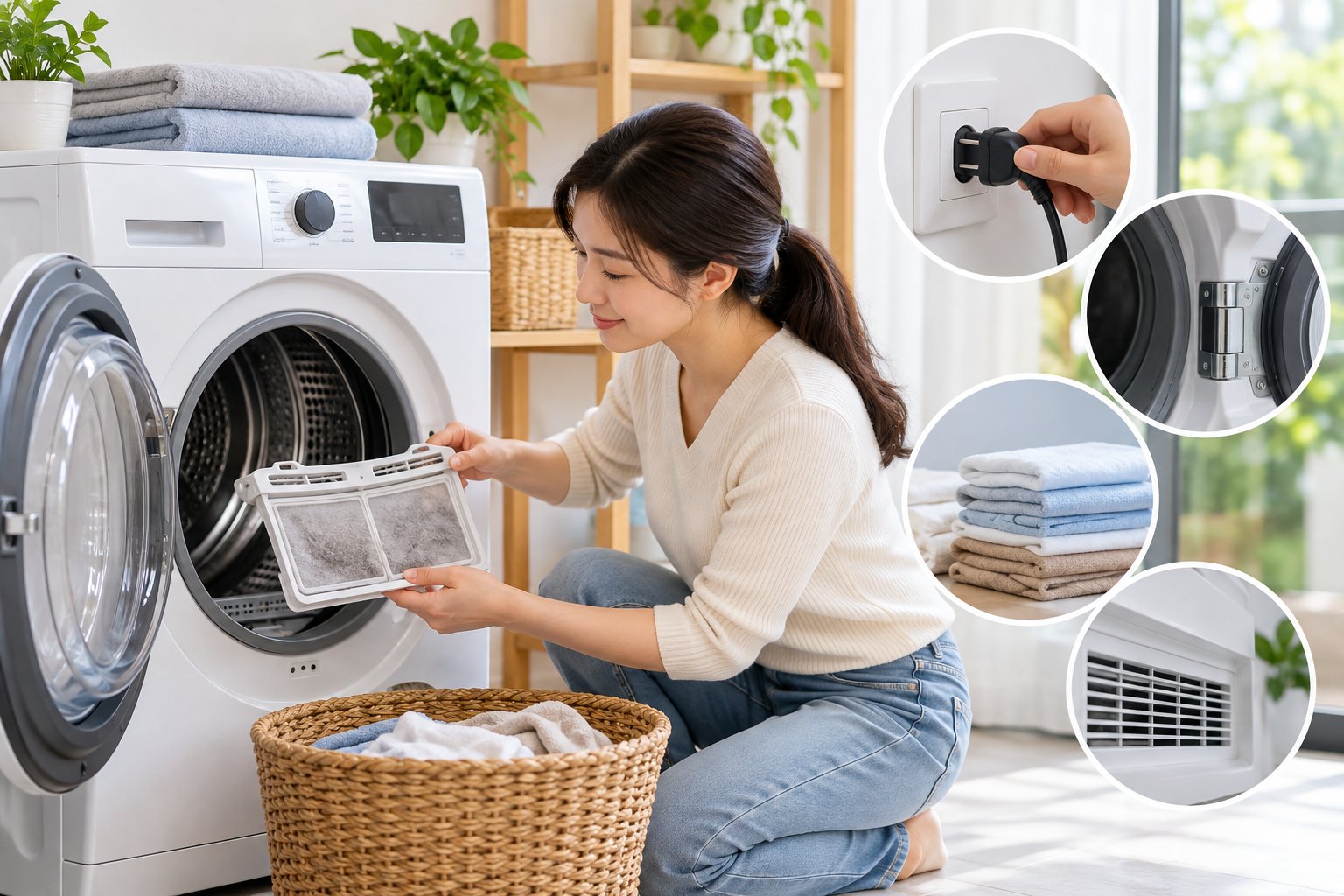 Máy sấy quần áo dừng giữa chừng: Cách xử lý 4 Ảnh minh hoạ: Máy sấy quần áo dừng giữa chừng: Cách xử lý