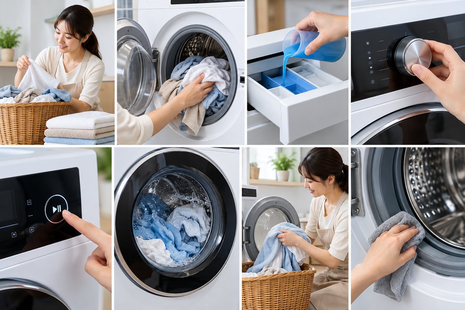 Cách sử dụng máy giặt cửa trước đúng và an toàn 3 Ảnh minh hoạ: Cách sử dụng máy giặt cửa trước đúng và an toàn