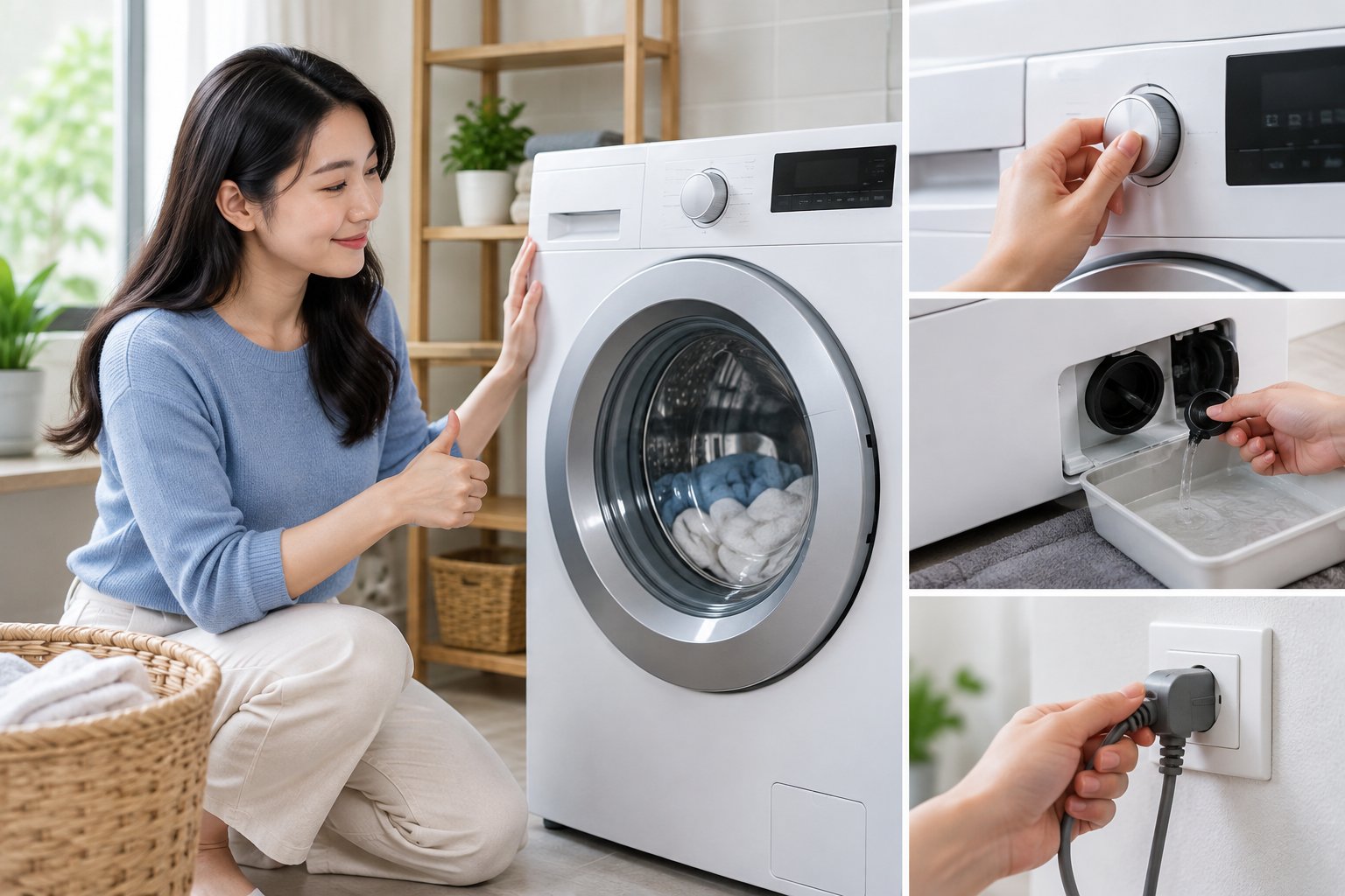 Máy giặt không mở được cửa: Cách xử lý an toàn 4 Ảnh minh hoạ: Máy giặt không mở được cửa: Cách xử lý an toàn