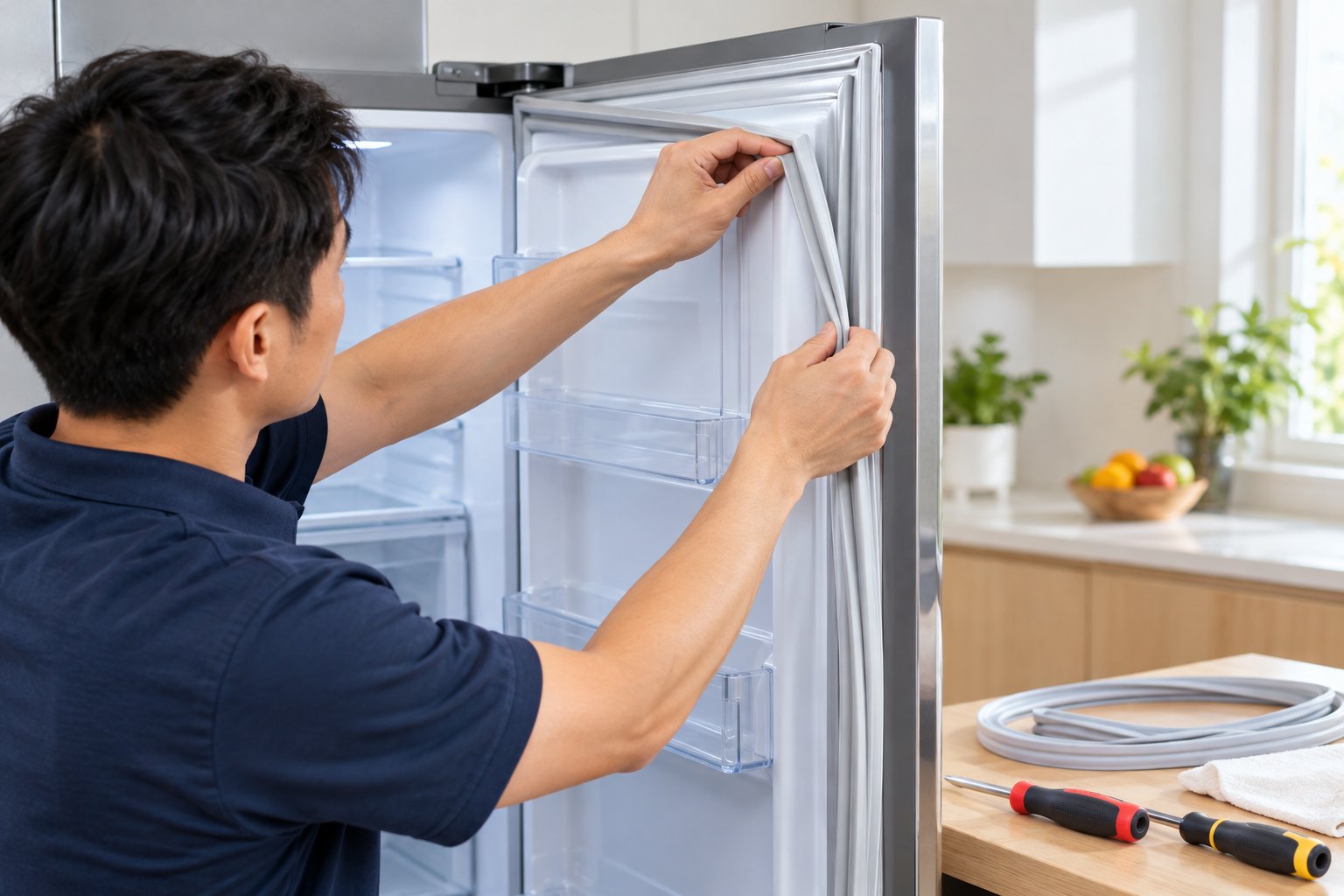 Thay gioăng cửa tủ lạnh tại nhà đúng cách, an toàn 5 Ảnh minh hoạ: Thay gioăng cửa tủ lạnh tại nhà đúng cách, an toàn