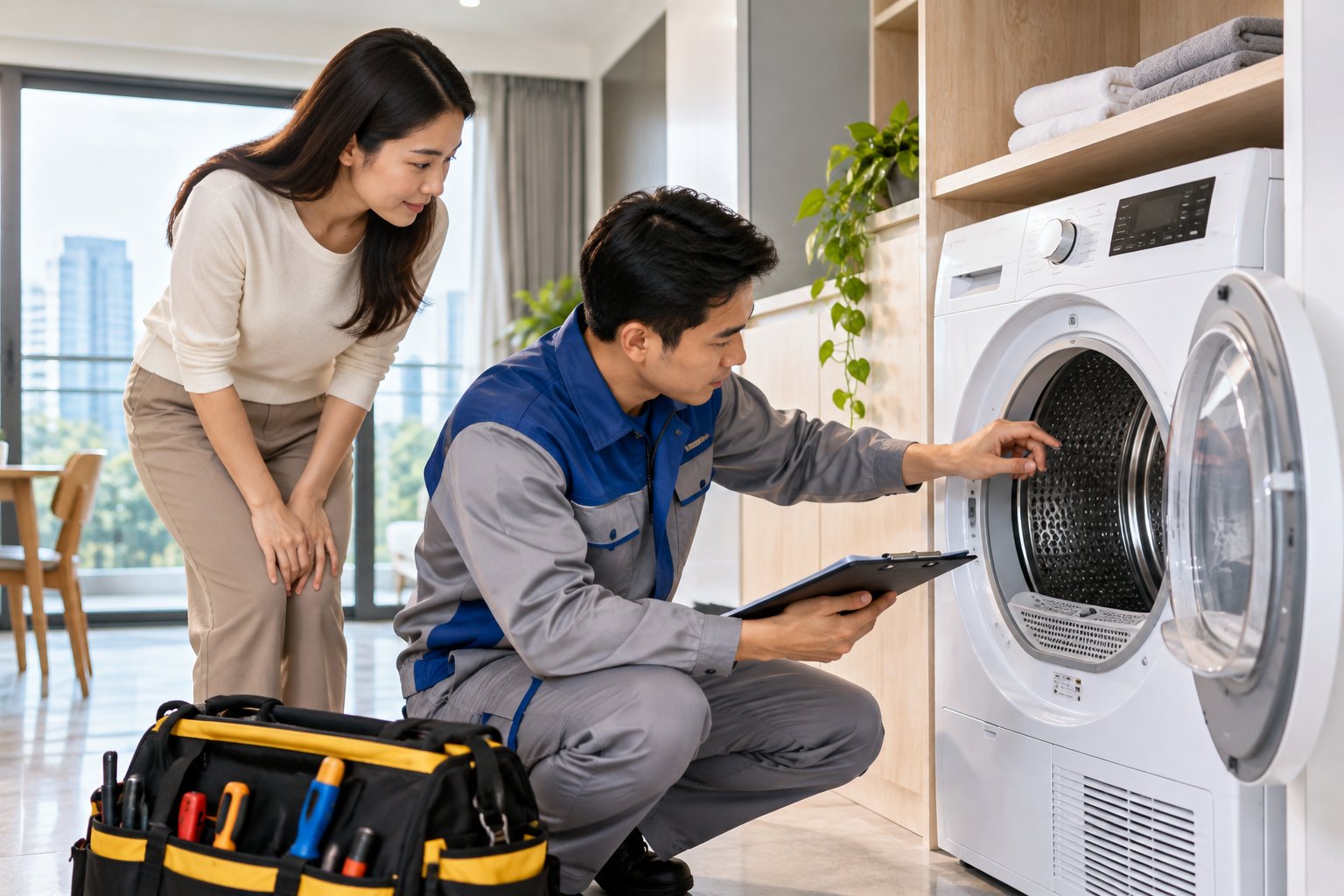Sửa máy sấy quần áo tại Hà Nội: kiểm tra tại nhà 3 Ảnh minh hoạ: Sửa máy sấy quần áo tại Hà Nội: kiểm tra tại nhà