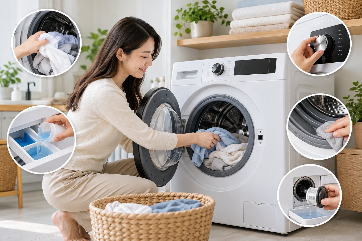 Cách sử dụng máy giặt cửa trước đúng và an toàn 5 Ảnh minh hoạ: Cách sử dụng máy giặt cửa trước đúng và an toàn