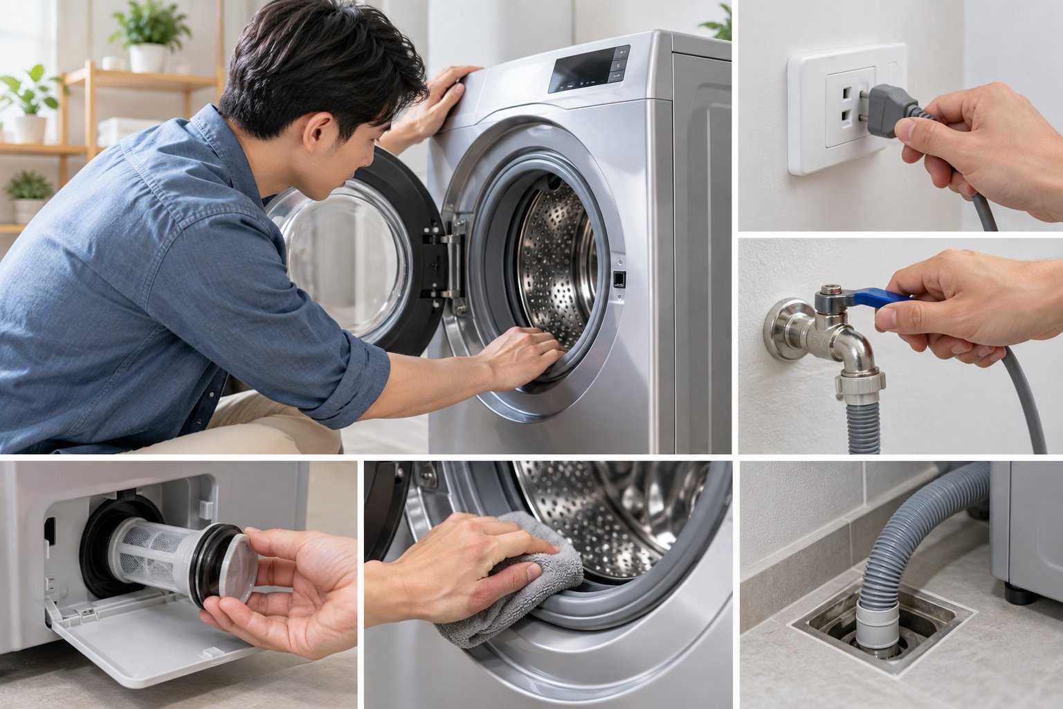 Lỗi máy giặt Panasonic: tra mã và cách kiểm tra 3 Ảnh minh hoạ: Lỗi máy giặt Panasonic: tra mã và cách kiểm tra