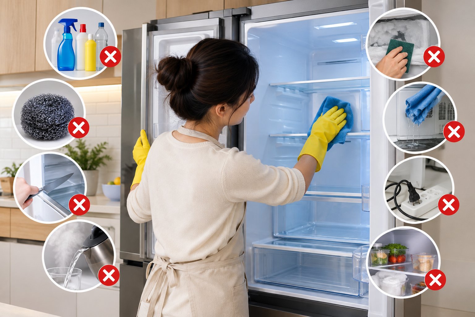 9 sai lầm khi vệ sinh tủ lạnh cần tránh 3 Ảnh minh hoạ: 9 sai lầm khi vệ sinh tủ lạnh cần tránh