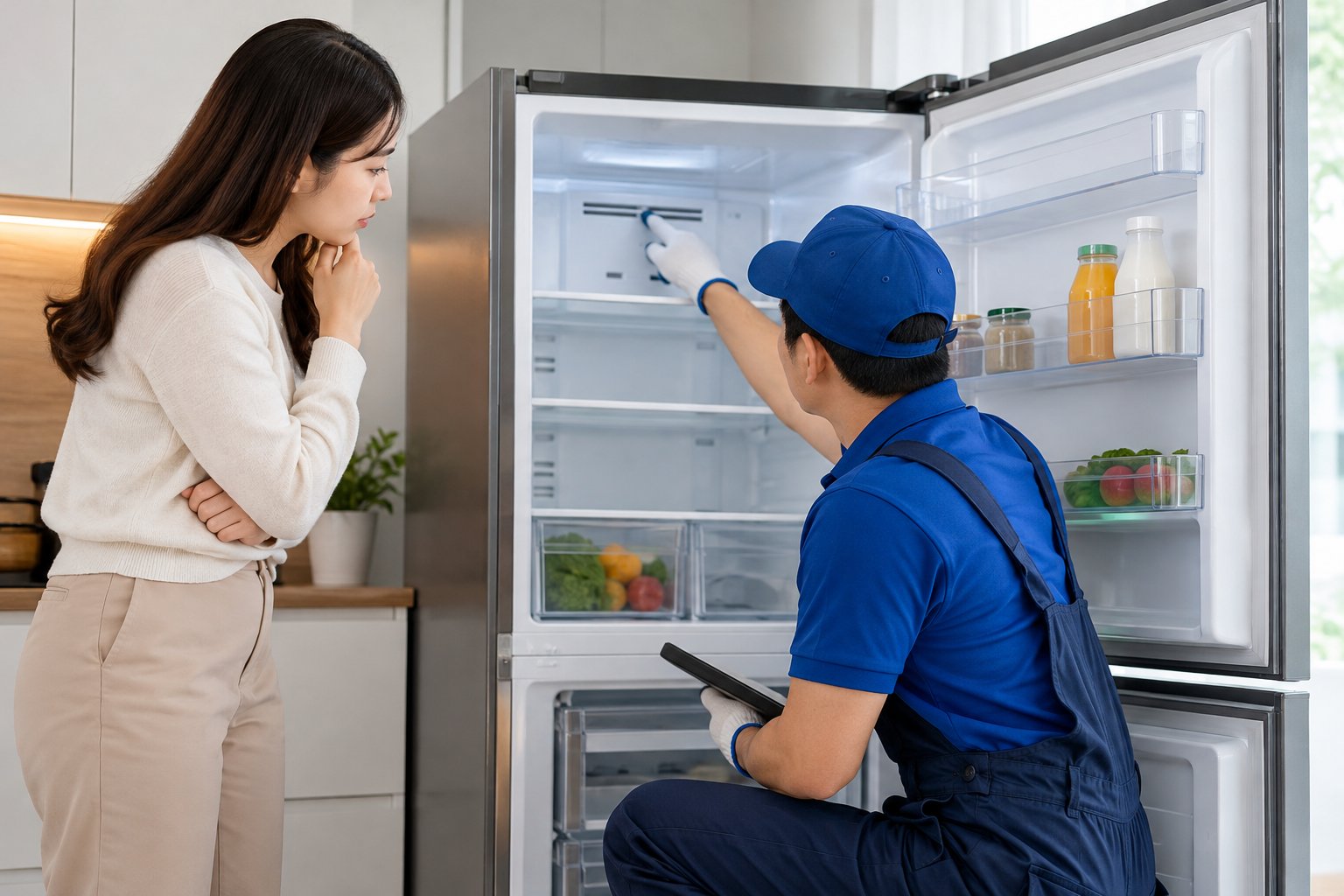 Ngăn đá lạnh nhưng ngăn mát không lạnh: Cách kiểm tra 3 Ảnh minh hoạ: Ngăn đá lạnh nhưng ngăn mát không lạnh: Cách kiểm tra