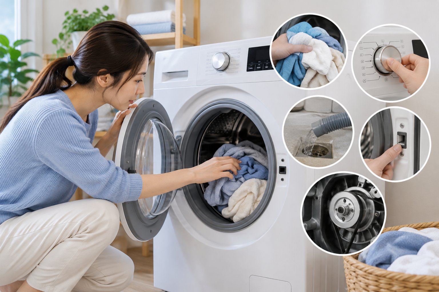 Máy giặt không vắt: Cách xác định nguyên nhân 2 Ảnh minh hoạ: Máy giặt không vắt: Cách xác định nguyên nhân