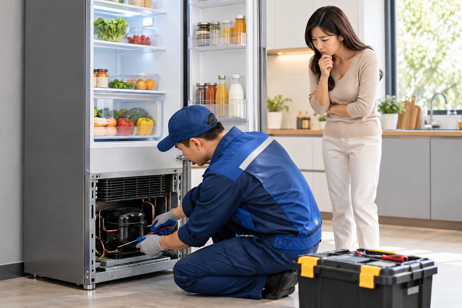 Tủ lạnh chạy liên tục không ngắt: Kiểm tra gì? 4 Ảnh minh hoạ: Tủ lạnh chạy liên tục không ngắt: Kiểm tra gì?